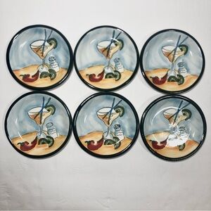 Hausenware 6 piece dessert plate set